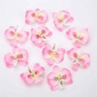 ราคา 30 ดอกกล้วยไม้เทียมหัวกล้วยไม้ปลอมกล้วยไม้ปลอมสำหรับการตก แต่งงาน แต่งงาน แต่งงานชุดหูฟังตก แต่ง ที่มีคลิปของขวัญงานฝีมือ (12880380367)