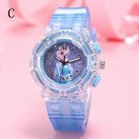 ราคา Akula Store Puppy PAW Patrol Cartoon Children LED Light Kids Watches For Boys Girls Students Digital Watch Colorful Flash Frozen Watch Princess Quartz Wristwatch Birthday Gifts (11738444667)