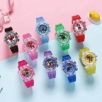 ราคา Akula Store Puppy PAW Patrol Cartoon Children LED Light Kids Watches For Boys Girls Students Digital Watch Colorful Flash Frozen Watch Princess Quartz Wristwatch Birthday Gifts (10162750369)
