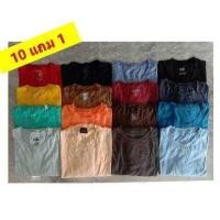ราคา เสื้อยืดมือสองUSA เสื้อยืดสีพื้น เสื้อแขนสั้น เสื้อไม่มีลาย (13160830641)