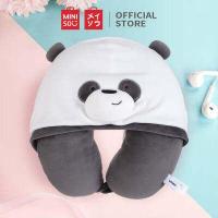 ราคา MINISO หมอนรองคอตัวUมีฮู้ด We Bare Bears (999654651)