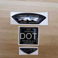 ราคา โลโก้ไซส์หมวกกันน็อค AGV โลโก้ข้างหลังหมวกกันน็อค AGVสติ๊กเกอร์ไซส์หมวกกันน็อคป้าย Made in Italy DOT AGV pista GP RR R AGV PISTA GPRR Logo Size (11056236657)