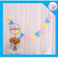 ราคา ธงตกแต่งผ้าสักกะหลาดร้อยเชือกให้แล้ว ขนาด 14 5 x 14 5 cm รวม 12 แผ่น พร้อมส่งจากกรงุเทพ ธง Banner ธงราว ป้ายแขวน ธงสามเหลี่ยมงานวันเกิด คริสมาส ปีใหม่ งานวัด ออกร้าน บูธขายข (16185984013)
