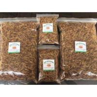 ราคา อาหารเสริมสัตว์เล็ก หนอนนกอบแห้ง Dried Mealworms คัดอย่างดี ไม่ปรุ่งแต่งสีและกลิ่น Pet ชูการ์ หนูแฮมเตอร์ เม่นแคระ นก (13068814691)