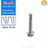 ราคา น็อตยึดหลังคาเมทัลชีท น็อตหลังคา โซล่าเซลล์ น็อตยึดราง น็อตยึดโซล่าเซลล์ โซล่าเซลล์ 1ชุด10ตัว (8792159677)