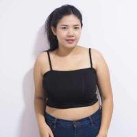 ราคา เสื้อสายเดี่ยวสาวอวบ ซับใน ไม่มีฟองน้ำ Size XXL อก 36 48 นิ้ว สายเดี่ยวสาวอวบ สายเดี่ยวตัดกลางครึ่งตัว เสื้อผ้าสาวอวบ (7629759767)