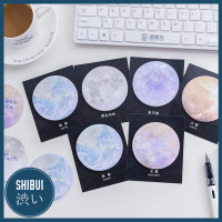 ราคา SHIBUITH Post it postit โพสอิทสไตล์เกาหลี กระดาษโน๊ต ลายดาวเคราะห์ สไตล์เกาหลี น่ารัก 30 แผ่น (6158946625)