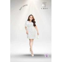 ราคา CHIC DRESS DS26 ชุดเดรสสาวอวบ ผ้าหรู ลักชูรี่ L 38 43 พลัสไซส์เดรส เดรสออกงานสาวอวบ ชุดเดรสทำงานสาวอวบ ชุดไปงานแต่งสาวอวบ (17070946919)