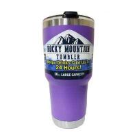 ราคา Rocky Mountain Tumbler แก้วเก็บความเย็น เก็บน้ำแข็งได้นาน 24ชั่วโมง แก้วเก็บเย็น ของแท้ ปลอดสารพิษ ขนาด 30 ออนซ์ พร้อมฝากันน้ำหก ใส่หลอดได้ (526654515)