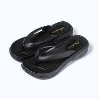 ราคา Yulihan668 Y 14 รองเท้าหูคีบ รองเท้าแตะแบบมีหู รองเท้าแตะ เสริมส้น แฟชั่นผู้หญิง (16630484502)