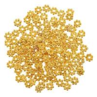 ราคา BolehDeals 100pcs lot Glitter 14k Gold Snowflake Spacer Beads 4mm DIY Handcraft Jewelry for Bracelet Necklace Earrings Anklets (14521148626)