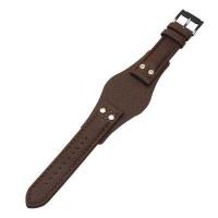 ราคา สายนาฬิกาหนังแท้22มม สำหรับ Fossil CH2564 CH2565 CH2891 CH3051 FS4813 ME3102สร้อยข้อมือสายรัดข้อมือหมุดทำมือสำหรับผู้ชาย (10492795021)