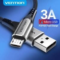 ราคา Vention สายชาร์จ Micro USB 3A สาย สายชาร์จเร็ว Fast Charge Data Cable for Oppo Samsung Xiaomi สายชาตร์ซัมซุง Vivo Android Huawei สายชาร์จหัวเวย Charging Cable (2910052275)
