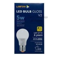 ราคา หลอดไฟ หลอดประหยัดไฟ LED Bulb Gloss 5W 7W 9W 11W 14W ยี่ห้อ Lamptan มีแสงขาว และ แสงวอร์มไวท์ (15141156297)