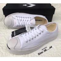 ราคา ราคาถูกสุด รองเท้าCONVERSE JACK PURCELL COTTON OX รองเท้าสีขาว รองเท้าสีดำ รองเท้าใส่เที่ยว รองเท้าผู้ชาย หญิง Size 36 44 EU ขาว ดำ น้ำหนักเบา ใส่สบาย (15625376006)