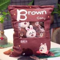 ราคา หมอนตุ๊กตา หมอนถุงขนม หมอนตุ๊กตาน่ารัก หมอนนุ่มนิ่ม ข้างในมีตุ๊กตา8 ตัว เอาออกมาเล่นได้ทุกตัวเลยค่ะ นุ่มนิ่ม น่ารักมากๆ ยอดนิยมน่ารัก หมอนกอด ตุ๊กตาของเล่นวันเกิดของขวัญ (6477948436)