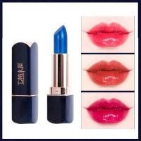 ราคา LilyBeatuy ขายดี แท้ ลิปสติกเปลี่ยนสี ลิปสติกกันน้ำติดทนนาน ลิปสีน้ำเงิน ลิปสติกเปลี่ยนสีดอกไม้คริสตัลเจลลี่ ลิปสติกเปลี่ยนสีอุณหภูมิไม่ติดถ้วยให้ความชุ่มชื้นยาวนาน (16393725008)