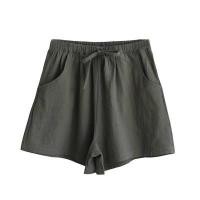 ราคา รหัส JK000 กางเกงขาสั้น กางเกงผ้าฝ้าย กางเกงผ้าลินิน สำหรับสตรี กางเกงวินเทจ กางเกงขาสั้นใสสบายสำหรับสตรี (13251973717)