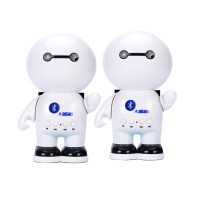 ราคา เหลือ 99 ส่งฟรี Asaki ลำโพงบลูทูธ รูปทรงหุ่นยนต์ เชื่อมต่อผ่าน Bluetooth รองรับระบบ IOS ANDROID เล่นเพลง MP3 Flash Drive SD Card AUX ได้ เชื่อมต่อง่าย APS 423 (17023838463)