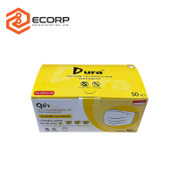 ราคา Lotใหม่ล่าสุด Dura Medimask หน้ากากอนามัยเกรดการแพทย์ 3 ชั้น 50 ชิ้นต่อกล่อง ผลิตในไทย เมดิมาส ดูร่า (15245369627)