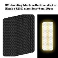 ราคา 3M Black Tape Reflective Tape Sticker Diamond Grade Adhesive Safety Mark Warning Tape Bike Automobiles Motorcycle Car Styling (15927007065)