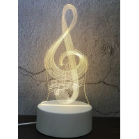 ราคา Double lucky 3Dโคมไฟอะคริลิค LED ตกแต่งห้องนอน โคมไฟตั้งโต๊ะเล็ก ๆ 3 มิติ USBไฟกลางคืน ไฟห้องนอน โคมไฟตั้งโต๊ะ (15558310699)