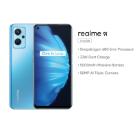 ราคา ผ่อน 0 realme 9i 4GB 64GB Snapdragon 680 2 4 GHz 5 000 mAh กล้องหลักความละเอียดสูง 50MP หน้าจอกว้าง 6 6 นิ้ว refresh rate 90Hz (15302623397)