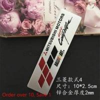 ราคา BOBO Mitsubishi RALLIART auto metal logo aluminum alloy 3D stereo car sticker (11413287797)