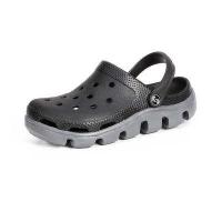 ราคา QiaoYiLuo ยี่ห้อ Crocs รองเท้าแตะรัดส้นผู้ชาย รองเท้าแตะมีรู กันน้ำ กันลื่น (15510607455)