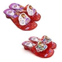 ราคา รองเท้าแก้วมีไฟ รองเท้าเด็กแบบสวมผู้หญิง เจ้าหญิงโซเฟีย ส้นสูงเด็กลิขสิทธิ์แท้100 (16185902177)