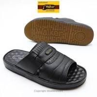 ราคา Walker รองเท้าแตะหนังแท้ รองเท้าสุขภาพ รุ่น M1320 สีดำ ไซส์ 40 46 (12270359499)
