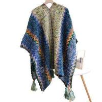 ราคา STMEN ฤดูหนาวพู่ Stoles ผ้าห่มหนาผ้าพันคอสามเหลี่ยมผ้าพันคอผู้หญิงผ้าพันคอโบฮีเมียผ้าพันคอผู้หญิงผ้าคลุมไหล่คอ Wrap (16132434765)