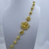 ราคา Accessories สังวาลย์ชุดไทย ประดับพลอยแบบแม่การะเกด สร้อยสังวาลย์ลายกุหลาบ เครื่องประดับชุดไทย (14382017216)