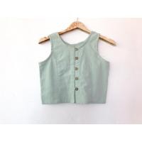 ราคา เสื้อครอปแขนกุดผ้าฝ้าย เสื้อก้อม พื้นเมืองล้านนา (16196482316)