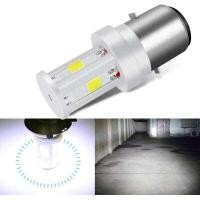 ราคา H6 BA20D LEDหลอดไฟหน้ารถมอเตอร์ไซค์สำหรับHonda Alpha Gilas 125 Suzuki GD110เซรามิคBA20D Hi Lo Beam 2400LM 12 80Vรถจักรยานยนต์ไฟฉายคาดศีรษะLED (6128644745)