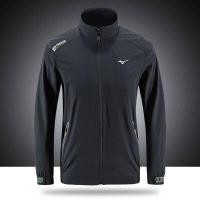 ราคา ของแท้ Mizuno เสื้อแจ็คเก็ตผู้ชายฤดูใบไม้ผลิกีฬาที่พักผ่อนหย่อนใจฝุ่นเสื้อคอปกคาร์ดิแกนทุกรอบฤดูใบไม้ผลิเสื้อกันลมใหม่ญี่ปุ่น (14939644009)