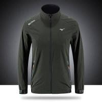 ราคา ของแท้ Mizuno เสื้อแจ็คเก็ตผู้ชายฤดูใบไม้ผลิกีฬาที่พักผ่อนหย่อนใจฝุ่นเสื้อคอปกคาร์ดิแกนทุกรอบฤดูใบไม้ผลิเสื้อกันลมใหม่ญี่ปุ่น (14939644016)