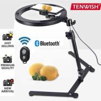 ราคา Tenwish ขาตั้งกล้องliveสด ขาตั้งไลฟ์สด แสงไฟ3โหมด ไฟLED26ซม พร้อมขาตั้ง50cm ที่จับมือถือ ไฟไลฟ์สด ไฟแต่งหน้า ไฟถ่ายรูป ขาตั้งกล้องโทรศัพท์ ไฟถ่ายรูปวงกลม โคมไฟไลฟ์สด ขาตั้งไลฟ์สดไ (14952162239)