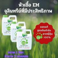 ราคา EMRO KANGYONG EM อีเอ็ม หัวเชื้อจุลินทรีย์ที่มีประสิทธิภาพ ขนาด 1 ลิตร จำนวน 3 แกลลอน (1398226787)