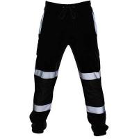 ราคา Hi Vis Viz กางเกงสะท้อนแสงสำหรับผู้ชายมองเห็นได้ชัดเจน กางเกงทำงานกางเกงวอร์มกางเกงวิ่ง (10637293010)