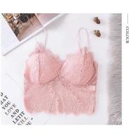 ราคา บราลูกไม้ สายเดี่ยว B16 เสื้อชั้นใน เเบบสวม เต็มตัว ฟองน้ำเดี่ยว เสื้อในลูกไม้ ผ้านิ่ม เเต่งขอบระบาย สายยางยืด ชุดชั้นในเซ็กซี่ (15570035335)