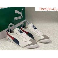 ราคา รองเท้าพูม่า รองเท้าPUMA สีขาว แบบหนัง รองเท้าผ้าใบแฟชั่น รองเท้าผู้ชาย หญิง รองเท้าลำลอง รองเท้าหนัง Size37 45eu (15215370222)