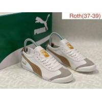 ราคา รองเท้าพูม่า รองเท้าPUMA สีขาว แบบหนัง รองเท้าผ้าใบแฟชั่น รองเท้าผู้ชาย หญิง รองเท้าลำลอง รองเท้าหนัง Size37 45eu (15215370206)