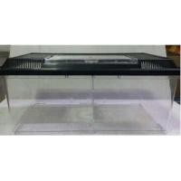 ราคา ตู้ปลาพลาสติก กล่องเลี้ยงเต่า เลี้ยงกุ้ง สัตว์เลื้อยคลานขนาดเล็ก 23x40x15 ซม (397260073)