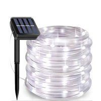 ราคา ไฟสายยาง ท่อกลม LED โซล่าเซลล์ 5เมตร 10 เมตร ไฟประดับตกแต่ง HS 033และ HS 034 (16838502041)