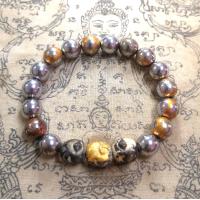 ราคา ประคำ ข้อมือ สร้อยประคำมือ เม็ดประคำ 10 มิล เหล็กไหลเงินยวง เหล็กไหลสีเงิน ประคำสมเด็จม้วน สมเด็จโต กรุ วัดพระแก้ว พระเครื่องวังหน้า มีพลัง พุทธคุณ เสริม บารมี เจริญ รุ่ (15202688821)