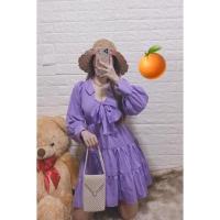 ราคา สพ0014 มินิเดรส ทรงคอวี คอปก แต่งโบว์ผูกหน้า แขนยาว ชายระบาย ผ้าไหมอิตาลี สุดฮิตคือต้องมีค่ะ งานสวยมากกกค่ะ ชุดสีแดง ตรุษจีน วาเลนไทน์ (7670341874)