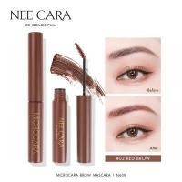 ราคา NEE CARA นีคาร่า มาสคาร่าคิ้ว มาสคาร่าปัดคิ้ว หัวแปรงสลิม N608 NEE CARA MICROCARA BROW MASCARA (12881685196)