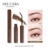 ราคา NEE CARA นีคาร่า มาสคาร่าคิ้ว มาสคาร่าปัดคิ้ว หัวแปรงสลิม N608 NEE CARA MICROCARA BROW MASCARA (12881685195)