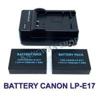 ราคา Saving Set 2 1 LP E17 LPE17 แบตเตอรี่และแท่นชาร์จสำหรับกล้องแคนนอน Battery and Charger For Canon D SLR Canon EOS RP M3 M5 M6 77D 200D 750D 760D 800D 8000D 9000D Rebel T6s T6i T (525334586)